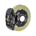 WRX Brembo GT 4-piston front kit, black caliper, 332mm drilled 2-piece disc