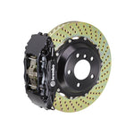 E36 3 Series Brembo GT 4-piston front kit, black caliper, 355mm drilled 2-piece disc