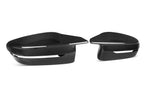 wide view of TRE Pre-preg Carbon Fibre M Style Mirror Covers for BMW 2 Series 220i / 3 Series 330i / 4 Series 440i GX 2019+ with white background
