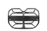 wide view of TRE Pre-Preg Carbon Fibre CSL Front Kidney Grilles with ACC Fitment for BMW 4 Series Gran Coupe G26 2021+ with white background