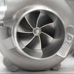 A close up view of Pure Turbos Turbo Upgrade NEW Pure900 for BMW B58 (F-Chassis) 2016-2019 with white background