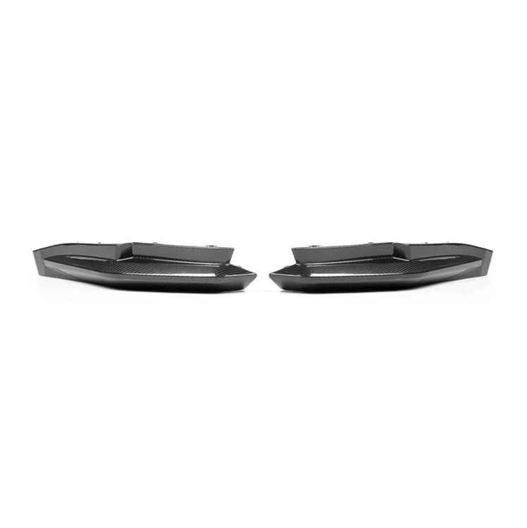 Wide view of TRE Pre-Preg Carbon Fibre Rear OEM Replacement Pieces for BMW M3 / M4 GX 2021+ with white background