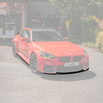 wide view of TRE Carbon Fibre Body Kit for BMW G87 M2 TR87 2023+ fitted inside a car
