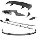 wide view of TRE Winged Carbon Fibre Body Kit for BMW G87 M2 TR87 2023+ with white background