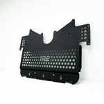 wide front view of TRE Metal Skid Plate Under Tray (Oil Cooler Guard) for BMW M2/M3/M4 2020+ with white background