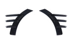 wide view of TRE Pre-Preg Carbon Fibre Rear Side Fender Trim Spats for BMW M2 G87 2023+ with white background 