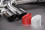 Capristo BMW M3 Wicrom tips with interchangeable red and silver inserts
