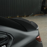 Close wide top view of TRE PR-1 Pre-Preg Carbon Fibre Body Kit for BMW M3 G80 2020+ fitted inside a car