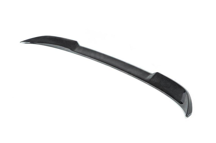 Wide view of TRE Pre-Preg Carbon Fibre CS Rear Spoiler for BMW M4 Coupe F82 2014-2020 with white background