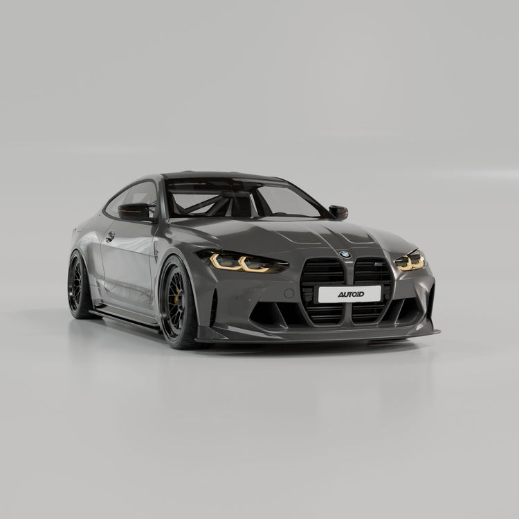 Wide view of TRE PR-1 Body Kit for BMW M4 G82 2021+ fitted inside a car