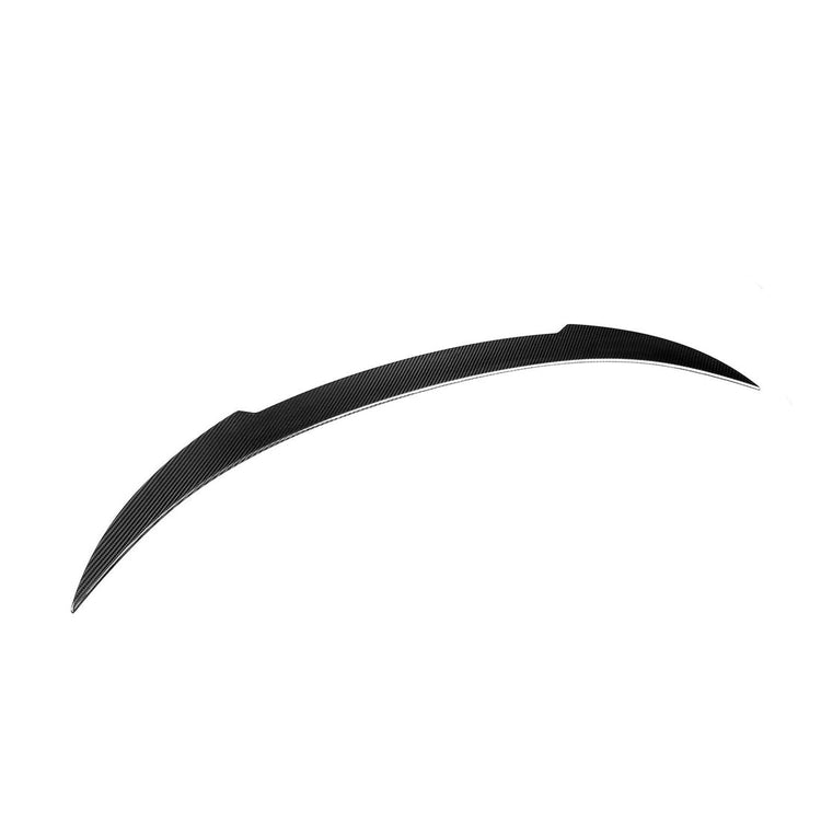Wide view of TRE Pre-Preg Carbon Fibre CS Rear Spoiler for BMW M8 / M850i / 8 Series G15 / F92 2018+ with white background