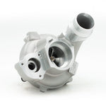 A side wide view of Pure Turbos Turbo Upgrade Pure550 for BMW N55 2009-2019 with white background