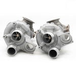 A front view of Pure Turbos Turbo Upgrade Pure800 for BMW N63R 2016-2020 with white background
