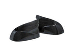 wide view of TRE Pre-Preg Carbon Fibre Mirror Covers for BMW X3M - X6M 2019+ with white background