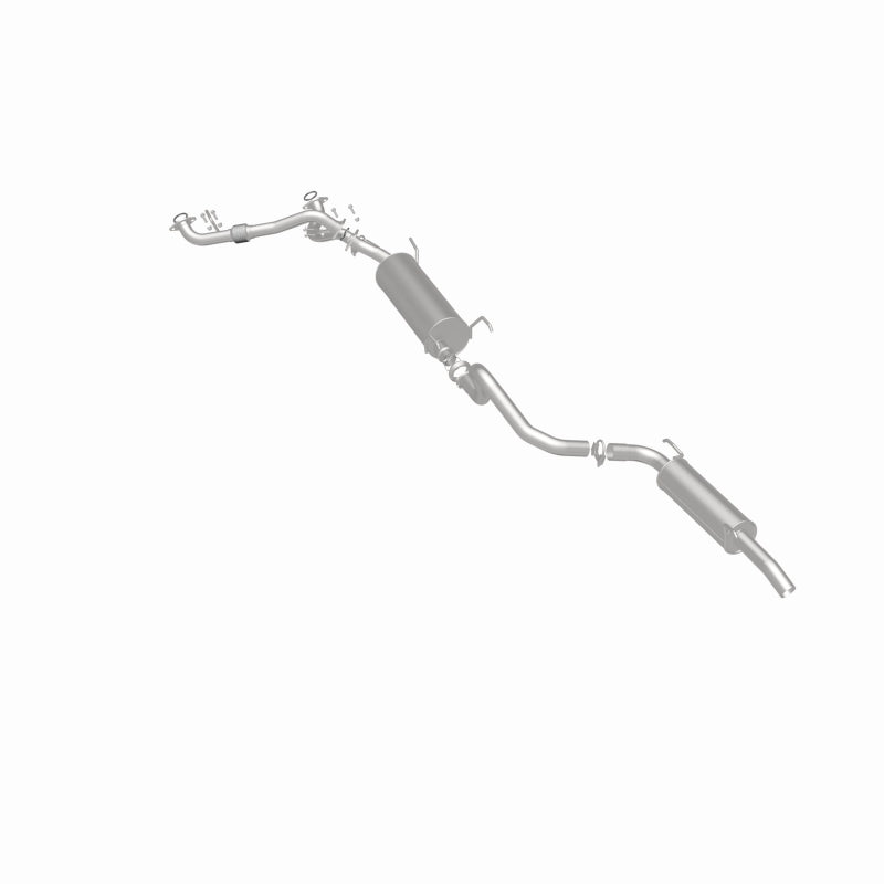 BRExhaust 106-0176 direct-fit exhaust kit, rear three-quarter view of the turntable spin