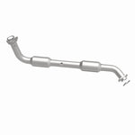 MagnaFlow 5582633 carb direct-fit catalytic converter, side view of the turntable spin