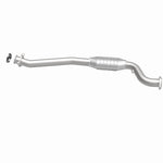MagnaFlow 5592966 carb direct-fit catalytic converter, side view of the turntable spin