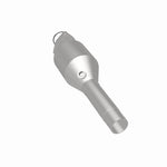MagnaFlow 4481957 carb direct-fit catalytic converter, rear three-quarter view of the turntable spin