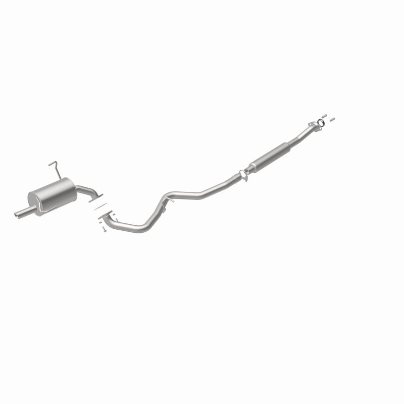 BRExhaust 106-0252 direct-fit exhaust kit, rear view of the turntable spin