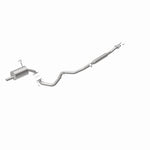 BRExhaust 106-0252 direct-fit exhaust kit, rear view of the turntable spin