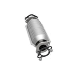 MagnaFlow 5571653 carb direct-fit catalytic converter, opposite side view of the turntable spin