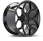 Vossen x Novitec NL5-5L 21x9.5in - 5x112 BP - ET30 - Gloss Black Lamborghini Revuelto Front Wheel