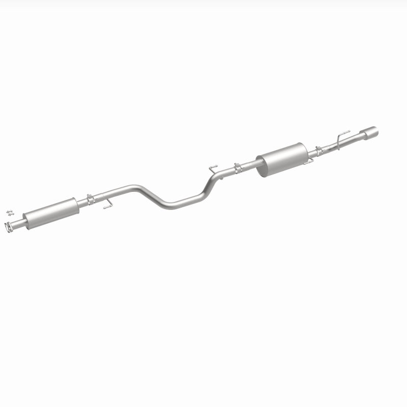 BRExhaust 106-0969 direct-fit exhaust kit, front three-quarter view of the turntable spin