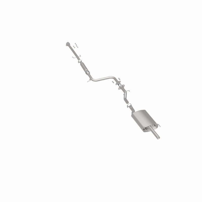 BRExhaust 106-0339 direct-fit exhaust kit, rear three-quarter view of the turntable spin