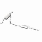 BRExhaust 106-0958 direct-fit exhaust kit, opposite rear three-quarter view of the turntable spin