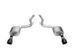 Corsa 2024+ Ford Mustang GT Sport Axle-Back Dual Rear Exit with 4.5in Black PVD Pro-Series Tips