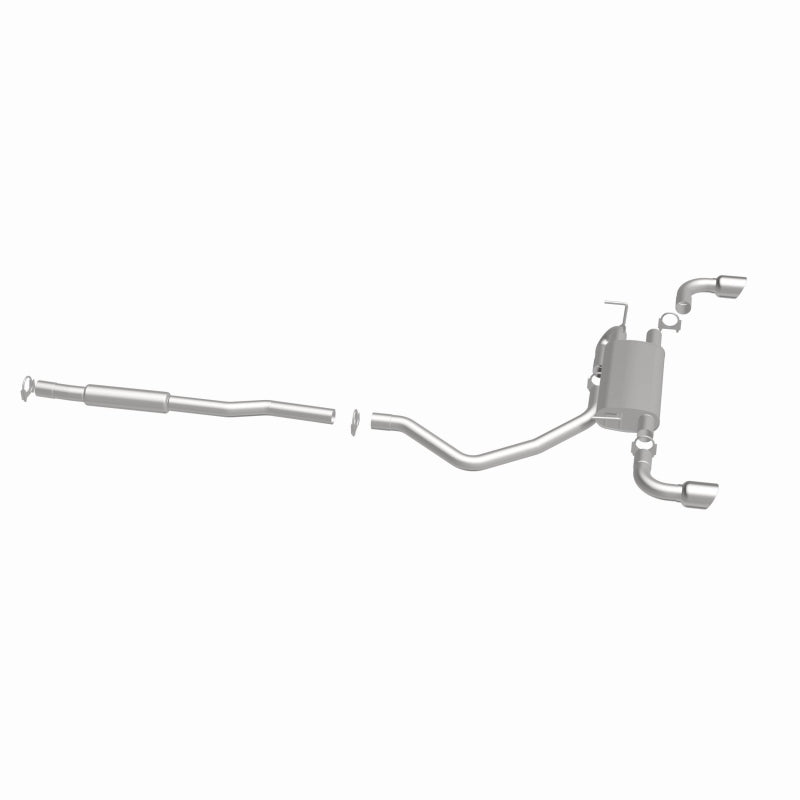 BRExhaust 106-0767 direct-fit exhaust kit, side view of the turntable spin