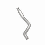 MagnaFlow 5461965 carb direct-fit catalytic converter, rear three-quarter view of the turntable spin