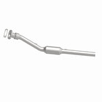MagnaFlow 4481773 carb direct-fit catalytic converter, side view of the turntable spin