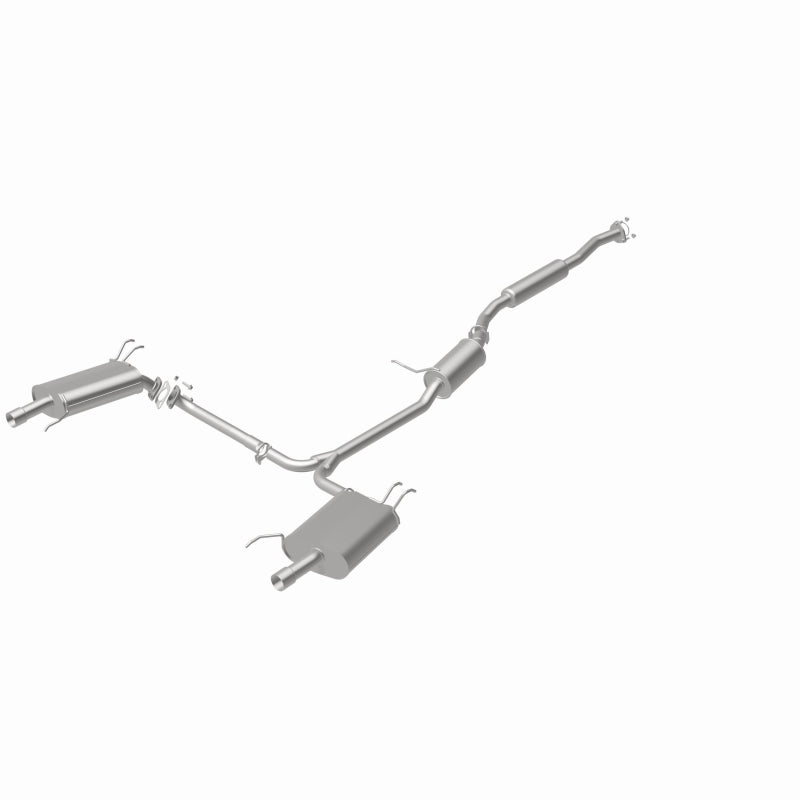 BRExhaust 106-0148 direct-fit exhaust kit, rear view of the turntable spin