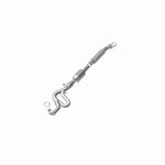 MagnaFlow 5491248 carb direct-fit catalytic converter, opposite front three-quarter view of the turntable spin