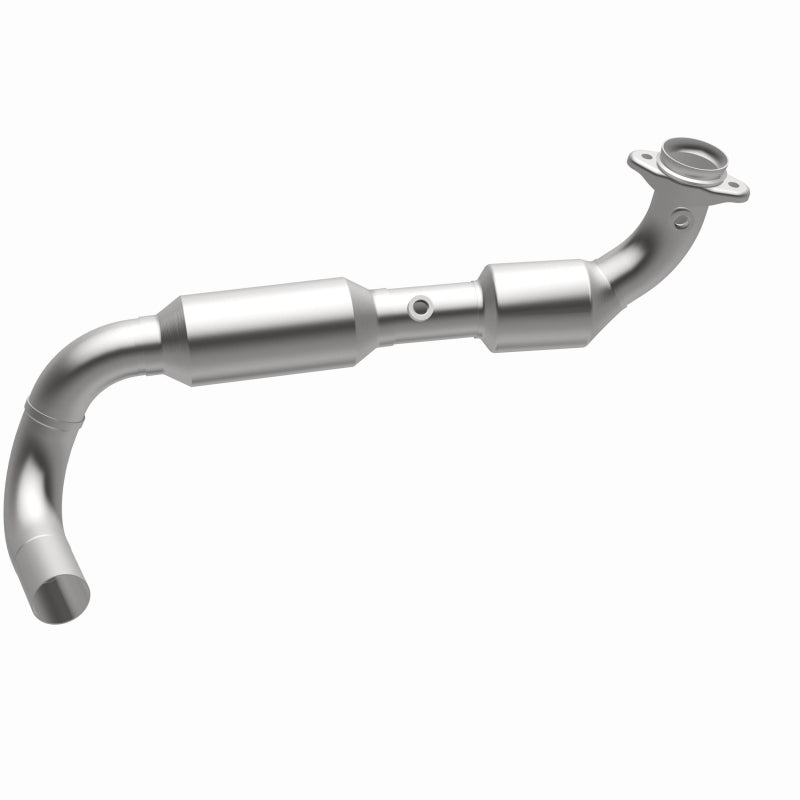 MagnaFlow 4583087 carb direct-fit catalytic converter, opposite side view of the turntable spin
