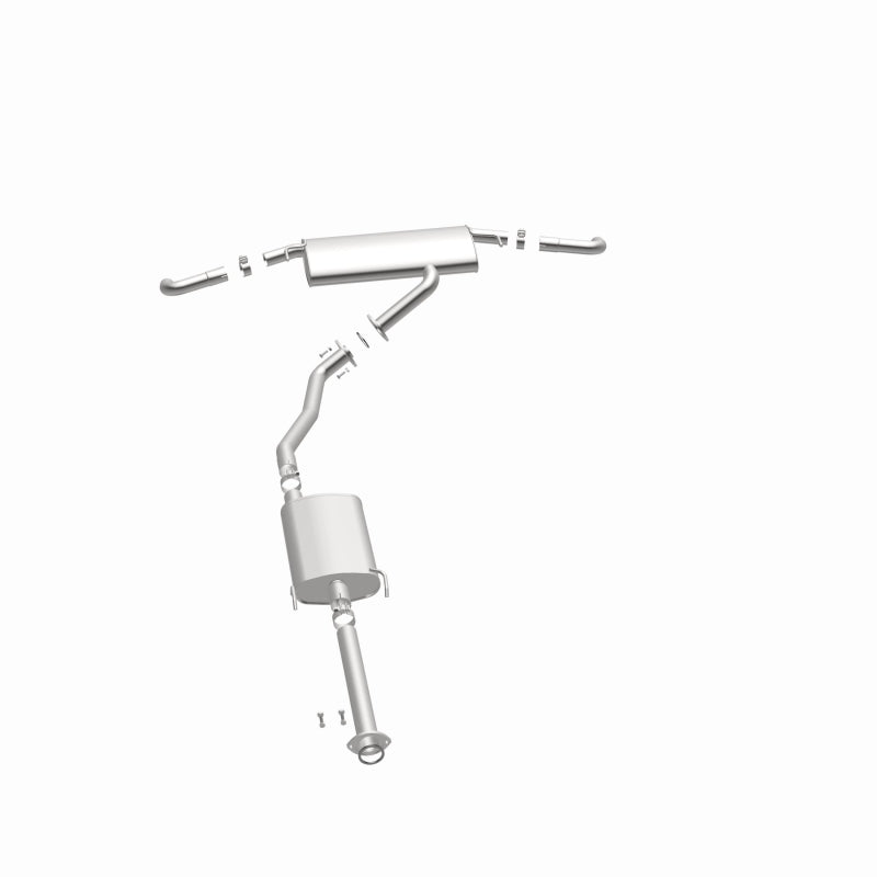 BRExhaust 106-0958 direct-fit exhaust kit, opposite side view of the turntable spin