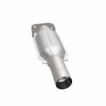 MagnaFlow 3322441 carb direct-fit catalytic converter, opposite side view of the turntable spin