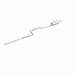 BRExhaust 106-0141 direct-fit exhaust kit, front three-quarter view of the turntable spin