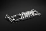 Capristo muffler for Porsche 991.2 Carrera with black background
