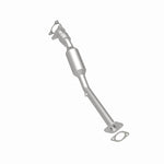 MagnaFlow 5461137 carb direct-fit catalytic converter, rear three-quarter view of the turntable spin