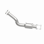 MagnaFlow 5592708 carb direct-fit catalytic converter, side view of the turntable spin