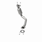 MagnaFlow 4561013 carb direct-fit catalytic converter, rear view of the turntable spin