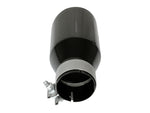 aFe MACH Force-Xp Universal Exhaust Tip 3 IN Inlet x 4-1/2 IN Outlet x 9 IN L- Black Tip