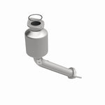 MagnaFlow 5411043 carb direct-fit catalytic converter, front three-quarter view of the turntable spin