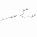 BRExhaust 106-0248 direct-fit exhaust kit, front three-quarter view of the turntable spin