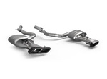 Akrapovic Mercedes Benz CLE 53 4MATIC / Cabriolet (C236 / A236) Titanium Slip On Exhaust S-ME/T/16H for Mercedes-Benz CLE53 AMG Coupe/Cabriolet C236/A236 2024-2027, angled view