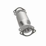 MagnaFlow 5421708 carb direct-fit catalytic converter, opposite side view of the turntable spin