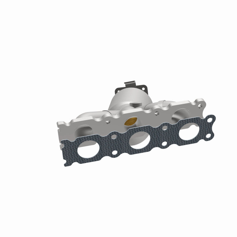 MagnaFlow 52130 oem grade manifold converter, opposite side view of the turntable spin