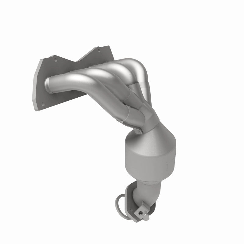 MagnaFlow 5582327 carb manifold converter, opposite rear three-quarter view of the turntable spin